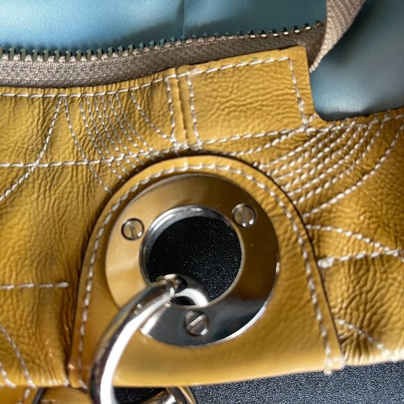 Coach 1941 Alex Gold Patent Leather Tote, Style 14265 - Gold - Preowned - Picture 8 of 16